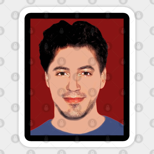 robert downey jr pop art Sticker by oryan80